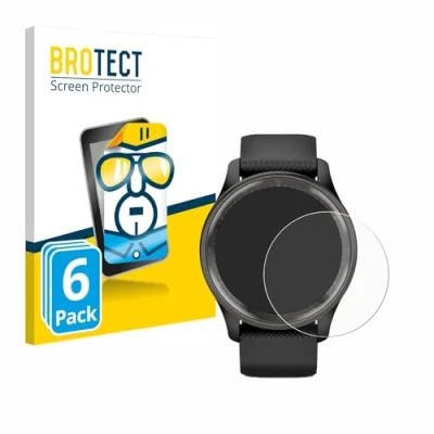 Abbildung von BROTECT (6 Stück Schutzfolie für Garmin Vivomove Trend Displayschutz Folie Ultra Klar