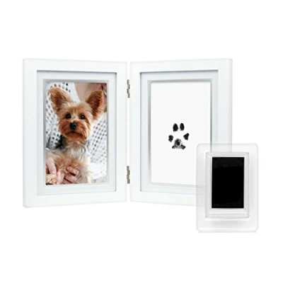 Abbildung von Pearhead 83017 Pawprints Desk Frame, Ink, Weißer Rahmen, Tinte