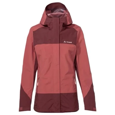 Abbildung von Vaude Neyland Regenjacke / wasserabweisende Jacke, Damen, Größe: 44, Brick