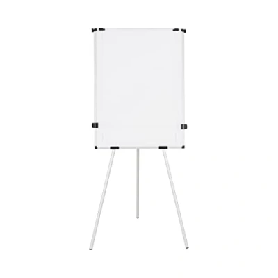 Abbildung von Bi Office Earth Kyoto Dreibein Flipchart mit Papierrolle, Nicht Magnetisches zwei ausziehbaren Verlängerungsarmen, 70 x 100 cm, trocken abwischbare Oberfläche, Aluminiumrahmen