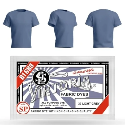 Abbildung von VIKTORIA Textilfarbe waschmaschinenfest (59 FARBEN) stofffarbe, färbemittel textilien, stofffarben waschfest, textil farbe, kleidung färben