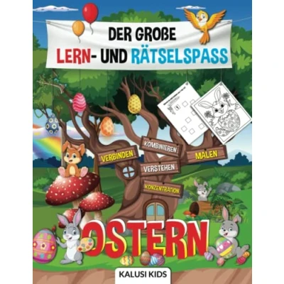 Abbildung von Der große Lern und Rätselspass Ostern: Spielerisch zum Lernerfolg mit dem großen Oster Vorschulbuch für Kinder Ideales Übungsheft Kindergarten Vorschule