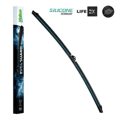 Abbildung von Scheibenwischer Valeo Everguard Silicone Single 566010 580mm vorne Flachbalkenwischblatt BMW: 5 Limousine, Touring, 6 Coupe