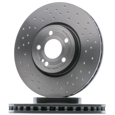 Abbildung von BREMBO 09.D770.1X Bremsscheibe 330 30 5 gelocht/innenbel. beschichtet hochgekohlt mit Schrauben MERCEDES BENZ: A Klasse, GLB, CLA Coupe