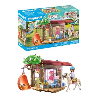 Abbildung von Playmobil® Konstruktions Spielset Geheimes Clubhaus für Pferdefans (71638), Horses of Waterfall, (63 St), Made in Europe