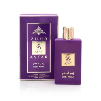 Abbildung von Ayat Perfumes Zhur Asfar 100 ml Eau de Parfum für Damen orientalischer arabischer Duft Dubai hergestellt und entworfen in den Vereinigten Arabischen Emiraten (Zhur Asfar)