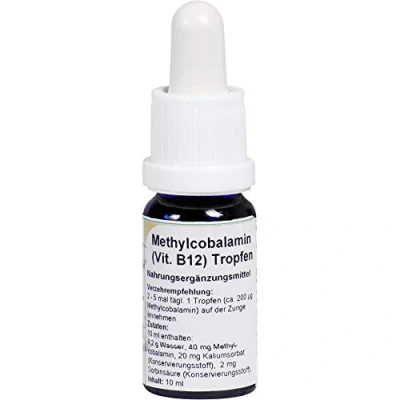 Abbildung von Methylcobalamin Vitamin B12 Tropfen 10 ml