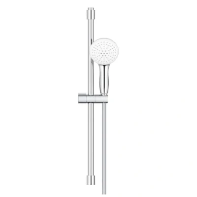 Abbildung von Grohe Duscharmatur Tempesta 110 Brausestangenset 2 Strahlarten Rain Jet 27598003 Brauseschlauch 1.750 mm