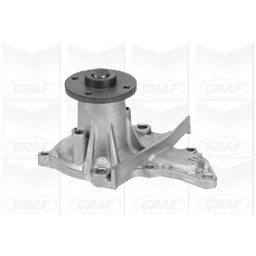 Abbildung von GRAF PA944 Wasserpumpe mit Dichtung ohne Deckel mechanisch Stahlblech für Keilrippenriementrieb TOYOTA: Celica VI Coupe, Avensis I Kombi