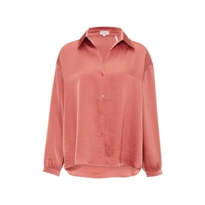 Abbildung von s.Oliver Hemdbluse, Damen, Größe: 46, Papaya