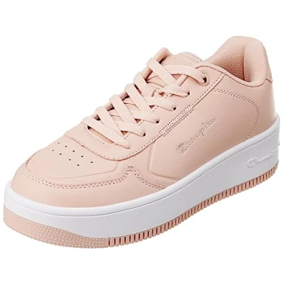 Abbildung von Champion Rebound Platform LOW Basketballschuh, Damen, Größe: 36, Pink/white Schuhe