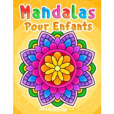 Abbildung von Mandalas pour Enfants: Livre de coloriage avec des motifs mandala simples.