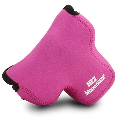 Abbildung von MegaGear MG1039 Canon EOS M50, M5 (15 45) Ultraleichte Kameratasche aus Neopren Rosa