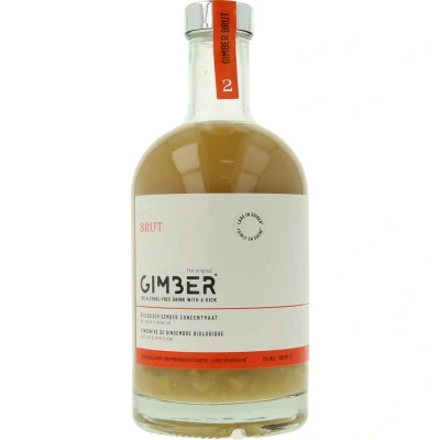 Abbildung von Gimber Brut Bio Ingwerkonzentrat 700ml mit Yuzu &amp; Zitronenthymian