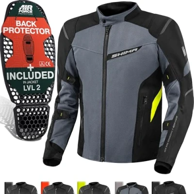 Abbildung von SHIMA Unisex Rush 2.0 Motorradkombi, Herren Jacke/Belüftet/Fluo, 3XL EU