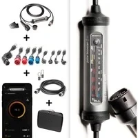 Abbildung von Juice Booster 3 air Master Set, Mobile Wallbox 11kW mit App, Ladegerät für BEV Typ 2 Ladekabel, Inkl. CEE Stecker + Alle EU Adapter 5 Meter Verlängerungskabel Sicherheitsschlösser