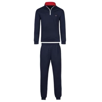 Abbildung von Trigema Herren 674813119S Freizeitanzug, schwarz, XXL