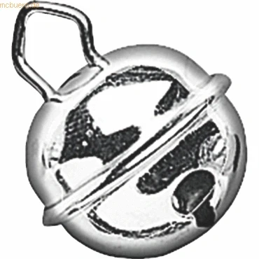 Abbildung von 5 x Knorr prandell Metallglöckchen 17mm Durchmesser silberfarbig VE=4