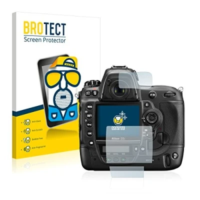 Abbildung von BROTECT Entspiegelungs Schutzfolie für Nikon D3S (2 Stück) Matte Displayschutz Folie, Anti Reflex, Fingerprint