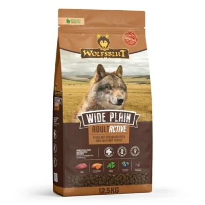Abbildung von Wolfsblut Wide Plain Active 12,5 kg Trockenfutter Hundefutter Getreidefrei