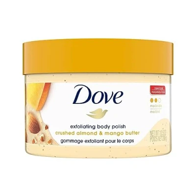 Abbildung von Dove Peeling Körperpolitur, Mandel und Mangobutter, 310 ml