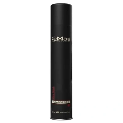 Abbildung von FemMas Haarspray Ultra Stark 400 ml I Stylingspray für Volumen &amp; Glanz Haar Spray starken Halt natürliches Finish ohne Verkleben Strong Hairspray alle Haartypen 1 Stück