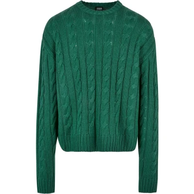 Abbildung von Urban Classics Strickpullover, Herren, Größe: 4XL, Green