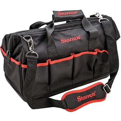 Abbildung von Starrett Tool Bag Organizer Elektro und Wartungswerkzeugträger mit 13 Taschen Multifunktionaler Tragetaschen verstellbarem Schultergurt