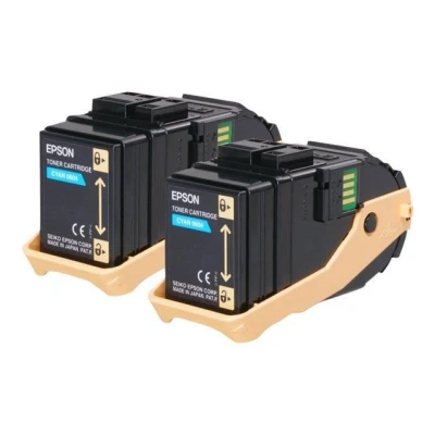 Abbildung von Epson S050608 Toner 2x Cyan Multipack