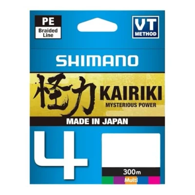 Abbildung von Shimano Kairiki 4 Stränge, mehrfarbig, 300 m Durchmesser 0,19 mm R.11,6 kg LDM64TE1819030M