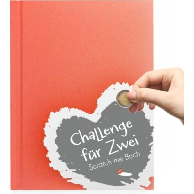 Abbildung von Milula Studios Challenge Fotoalbum Buch 40 Aufregende Date Ideen für Paare Challenges Freirubbeln Besondere Erinnerungen Festhalten Bucket List Dateideen Valentinstag