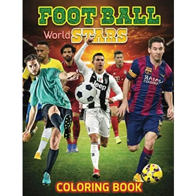 Abbildung von Football World Stars Coloring Book: Amazing Soccer Or Activity Book for Kids and Adults