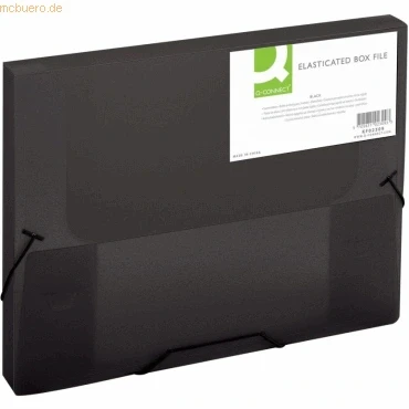 Abbildung von Connect Sammelmappe A4 25mm schwarz transparent