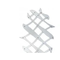 Abbildung von Alessi Pescher DUL03 Ausziehbarer Topfuntersatz, Edelstahl, silber, 2 x 30 7 cm, Einheiten, 1.0