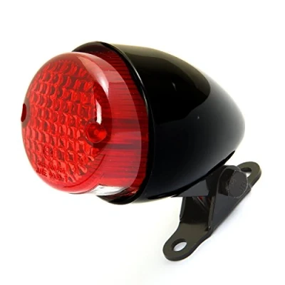 Abbildung von Dock66 Motorcycle Parts Mini Rücklicht schwarz/rot