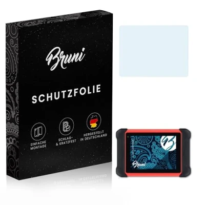 Abbildung von Bruni Schutzfolie kompatibel mit Autel MaxiCOM MK906BT Folie, glasklare Displayschutzfolie (2X)