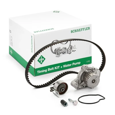Abbildung von INA 530 0505 31 Wasserpumpe + Zahnriemensatz mit HONDA: Civic 7 Hatchback, Limousine
