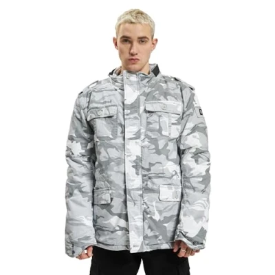 Abbildung von Brandit Britannia Übergangsjacke, Herren, Größe: 4XL, Blizzard camo