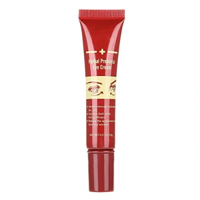 Abbildung von Augencreme gegen Augenringe und geschwollene Falten unter Tränensäcken. Natürliches Bio Anti Aging Feuchtigkeitsgel für die Augen