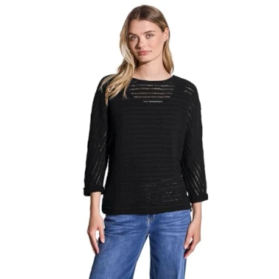 Abbildung von Street One LOOK Strickpullover, Damen, Größe: 42, Schwarz