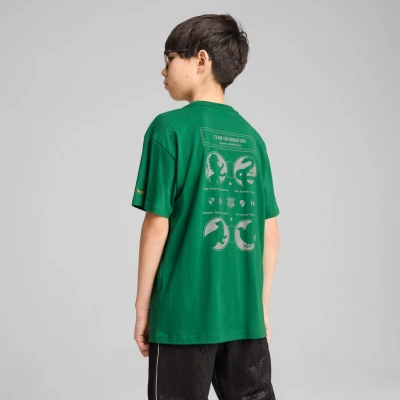 Abbildung von Puma Harry Potter Tshirt print für Kinder, Größe: 140, Archive green