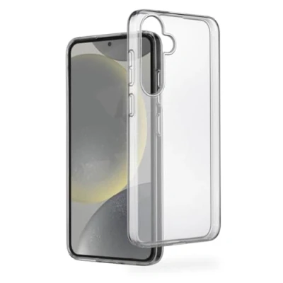 Abbildung von Hama Hülle für Galaxy S24+ (Handyhülle, Schutzhülle Rückseite, Case, Kratzfest, extra Schutz Kamera und Display, Wireless Charging kompatibel, transparent, Slim, dünn) durchsichtig