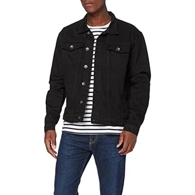Abbildung von Enzo Herren Ezj391 Ven Jeansjacke, Schwarz, M