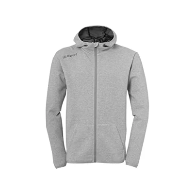 Abbildung von uhlsport Unisex Kinder Essential Kapuzenpullover, Dark Grau Melange, 140 EU