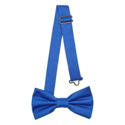 Abbildung von Ladeheid Kinder Jungen Fliege Vorgebunden, Einstellbares Band, Mattes Design, Ideal für Hochzeit, Geburtstag, Einschulung Strapazierfähig &amp; Stilvoll BKM (10cm x 5cm, Blau)