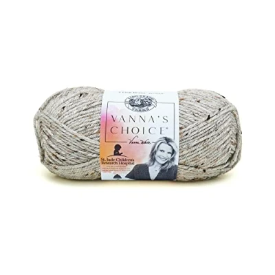 Abbildung von Lion Brand Yarn Company 1 Piece Vanna&#039;s Choice Yarn, Grey Marble, Each, 860 401F
