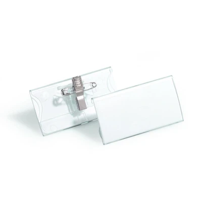 Abbildung von DURABLE Namensschilder transparent 7.5 cm x 4