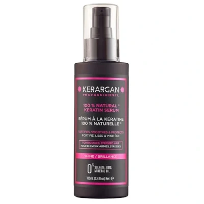 Abbildung von Kerargan Ultra reparierendes Haarserum mit Keratin für strapazierte Haare Schützend, Glättend Natürliche Öle aus Rizinus, Macadamia, Argan Ohne Sulfate, GVO, Mineralöl 100ml