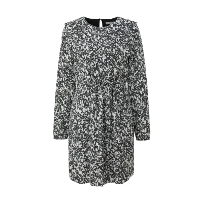 Abbildung von comma casual identity MIT Allover Muster Freizeitkleid, Damen, Größe: 36, Weiß