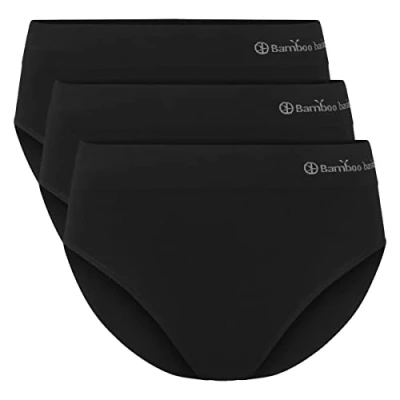 Abbildung von Bamboo Basics 3 PACK Seamless FULL Slip, Damen, Größe: Small, Black